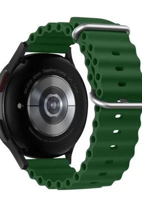 FORCELL F-DESIGN FS01 pasek / opaska do Samsung Watch 22mm zielony