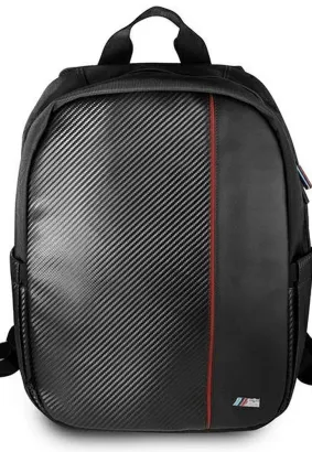 Plecak na laptop / tablet / notebook 16" BMW BMBPCO15CAPRBK czarny Carbon Red Stripe