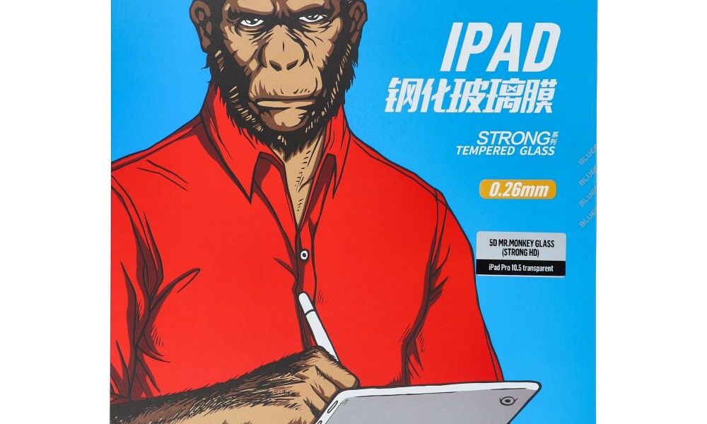 Szkło Hartowane 5D Mr. Monkey Glass - iPad Pro 12.9 transparent (Strong HD)