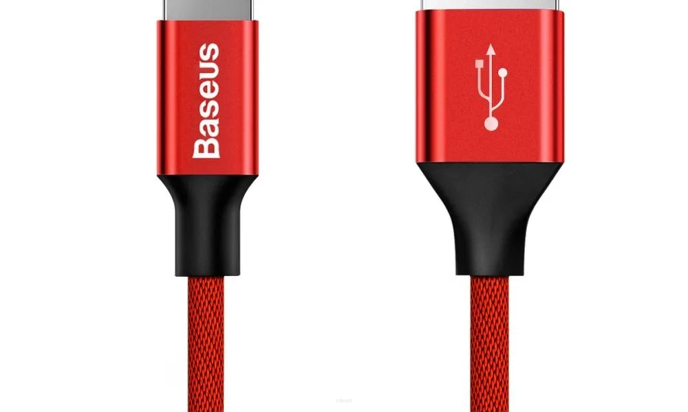 BASEUS kabel USB Yiven do iPhone Lightning 8-pin 2A 1.2 metr czerwony CALYW-09