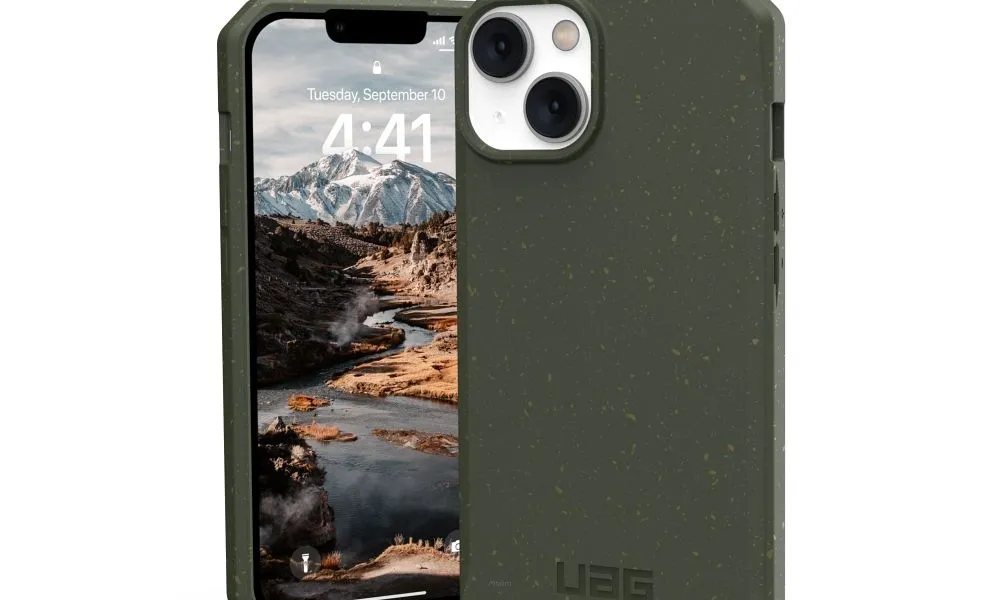 Futerał ( UAG ) Urban Armor Gear Biodegradable Outback do iPhone 14 PLUS green