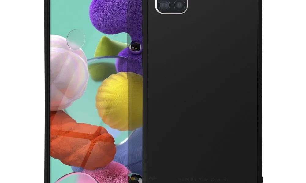 Futerał Roar Matte Glass Case - do Samsung Galaxy A51 czarny