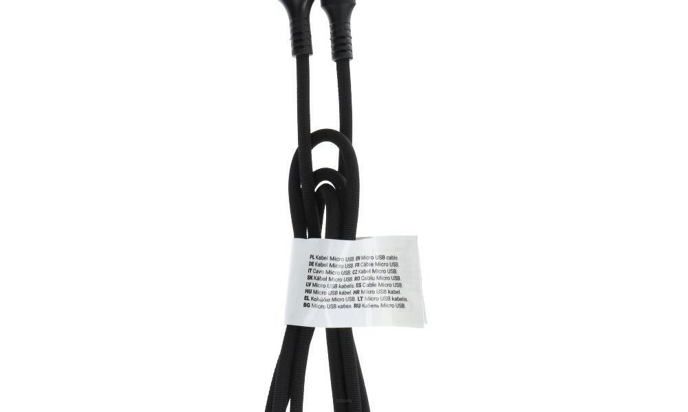 Kabel USB - Micro C281 1 metr czarny