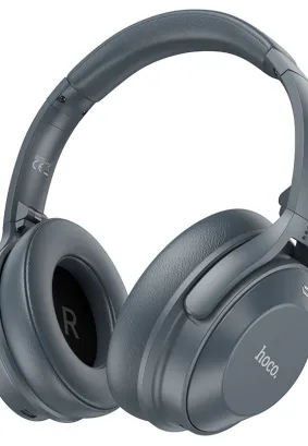 HOCO słuchawki bezprzewodowe / bluetooth nagłowe Sound Active Noise Reduction ANC W37 niebieskie