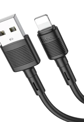 HOCO kabel USB A do Lightning 2,4A X83 1 m czarny