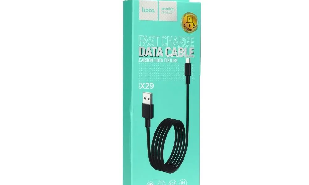 HOCO kabel USB do Micro Superior X29 1 metr czarny