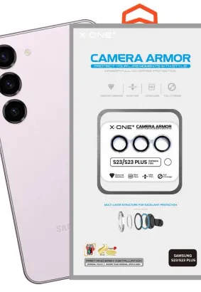 Szkło szafirowe X-ONE na obiektyw aparatu Camera Armor - do Samsung Galaxy S23/S23 Plus