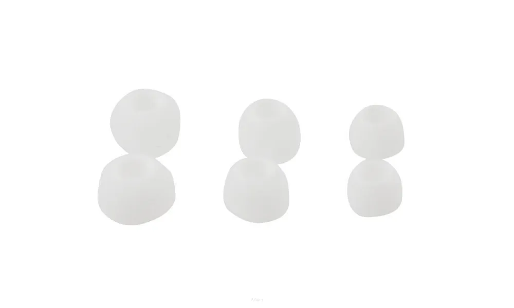 Gumki do Słuchawek Dousznych (3 rozmiary w komplecie) biały