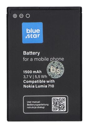 Bateria do Nokia Lumia 710/Lumia 610/603 1500 mAh Li-Ion Blue Star PREMIUM