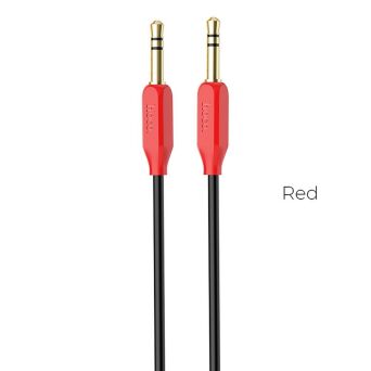 HOCO kabel AUX Audio Jack 3,5mm UPA11 czerwony