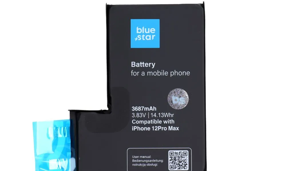Bateria do Iphone bez BMS 12 PRO MAX 3687 mAh  Blue Star HQ