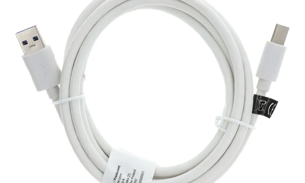 Kabel USB - Typ C 3.0 C393 2 metry 3A biały