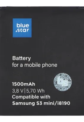 Bateria do Samsung I8190 Galaxy S3 Mini 1500 mAh Li-Ion Blue Star PREMIUM