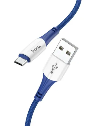 HOCO kabel USB do Micro 2,4A Ferry X70 niebieski