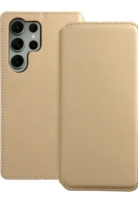 Kabura Dual Pocket do SAMSUNG S23 ULTRA złoty