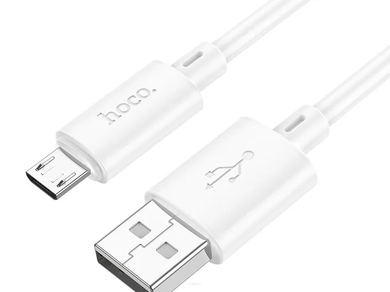 HOCO kabel USB do Micro 2,4A Gratifed X88 biały
