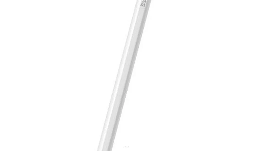 BASEUS rysik do telefonu pojemnościowy Stylus Dual Charging (wersja aktywna, ładownie bezprzewodowe/przewodowe + kabel Typ-C) biały P80015802213-01/BS-PS010