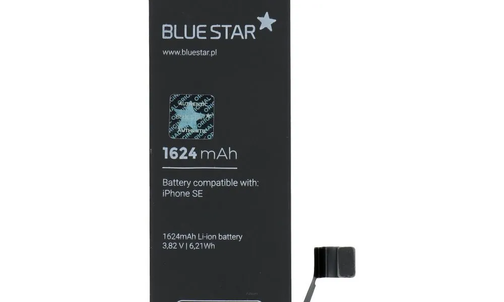 Bateria do iPhone SE 1624 mAh  Blue Star HQ