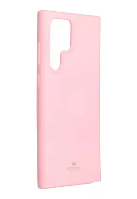 Futerał Jelly Mercury do Samsung Galaxy S22 ULTRA jasny różowy