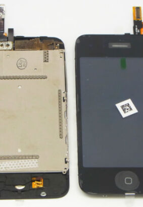 IPHONE 3GS DIGITIZER+LCD BLACK +HOME