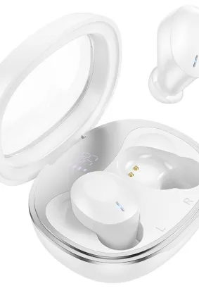 HOCO słuchawki bezprzewodowe / bluetooth stereo TWS Smart true EQ3 białe