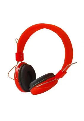 Słuchawki nagłowne multimedialne z mikrofonem ART AP-60A pomarańczowe