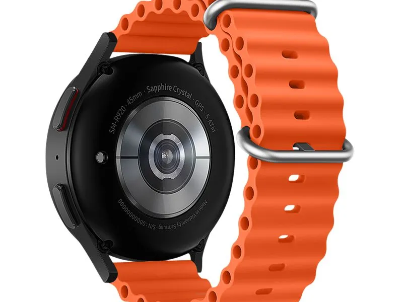 FORCELL F-DESIGN FS01 pasek / opaska do Samsung Watch 20mm pomarańczowy