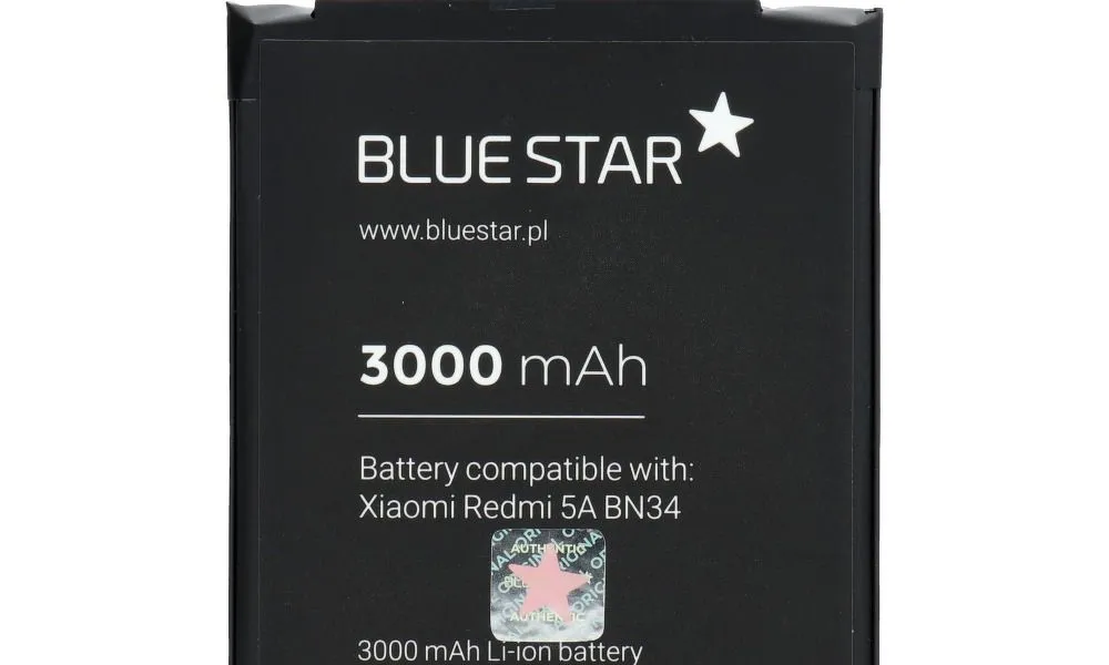 Bateria do Xiaomi Redmi 5A (BN34) 3000 mAh Li-Ion Blue Star