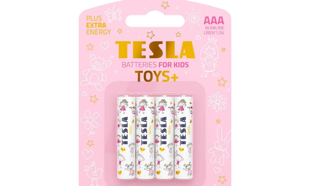 TESLA Bateria Alkaliczna AAA TOYS+ GIRL[4x120]