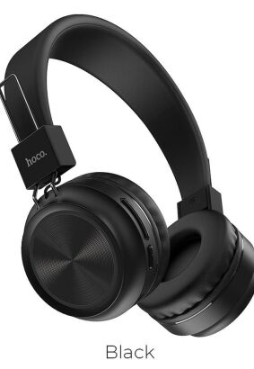 HOCO słuchawki bluetooth nagłowne Promise W25 czarne