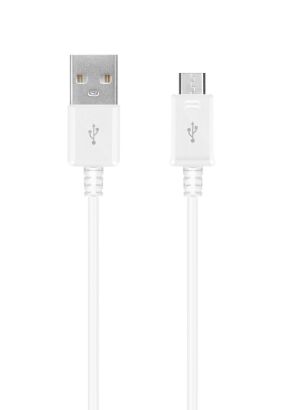 Oryginalny Kabel USB - SAMSUNG ECB-DU4AWE (Galaxy S4) micro USB biały bulk