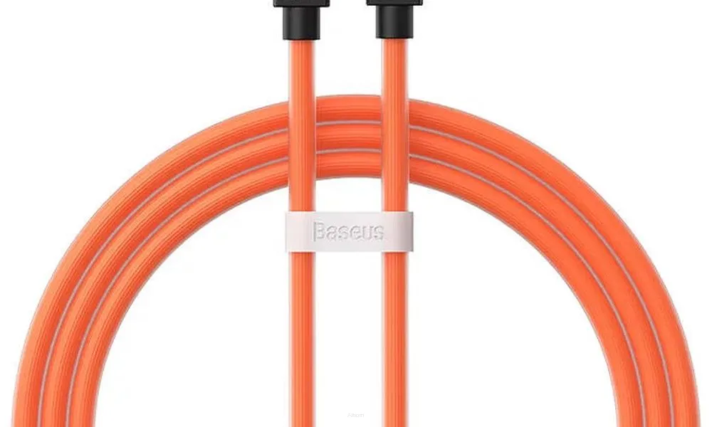 BASEUS kabel Typ C do Apple Lightning 8-pin CoolPlay Fast Charging 20W 1m pomarańczowy CAKW000007