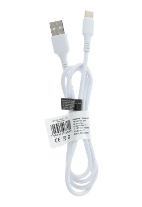 Kabel USB - Typ C 2.0 C279 1 metr biały