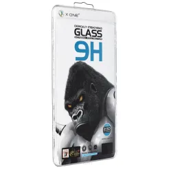 Szkło hartowane X-ONE 3D Full Cover - do Samsung Galaxy S23 Ultra (case friendly) - działający czytnik