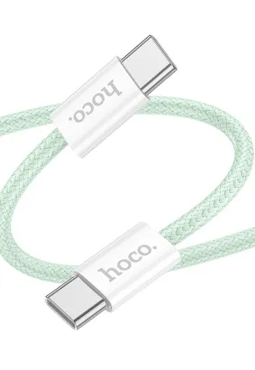 HOCO kabel Typ C do Typ C 60W X104 2m zielony