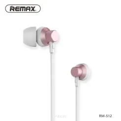 REMAX zestaw słuchawkowy / słuchawki RM-512 różowy