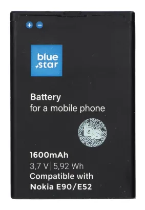 Bateria do Nokia E52/E71/N97/E61i/E63/E90/6650 Flip 1600 mAh Li-Ion Blue Star PREMIUM