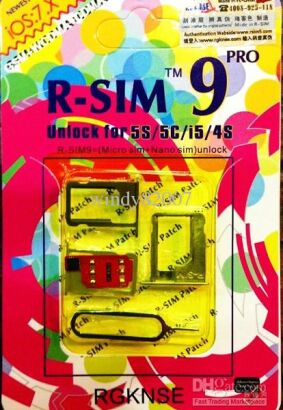 R-SIM 9 PRO 4S/5/5C/5S iOS:7.0-7.X OBEJŚCIE SIMLOCKA IPHONE