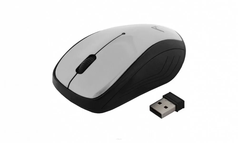 Mysz / Myszka  ART  bezprzewodowa-optyczna USB AM-92 srebrna
