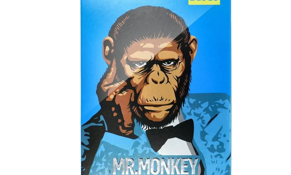 Szkło Hartowane 5D Mr. Monkey Glass - Apple iPhone X czarny (Hot Bending)