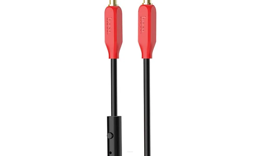 HOCO kabel AUX Audio Jack 3,5mm UPA12 z mikrofonem czarny