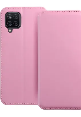 Kabura Dual Pocket do SAMSUNG A12 / M12 jasny różowy