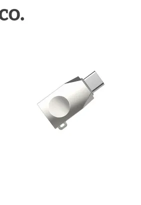 HOCO adapter OTG USB do Type C UA9 perłowy