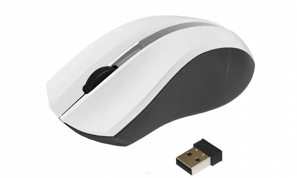 Mysz / Myszka  ART  bezprzewodowa-optyczna USB AM-97 biała