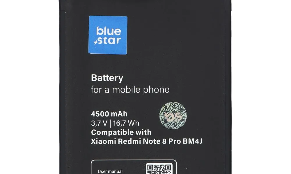 Bateria do Xiaomi Redmi Note 8 PRO (BM4J) 4500 mAh Li-Ion Blue Star