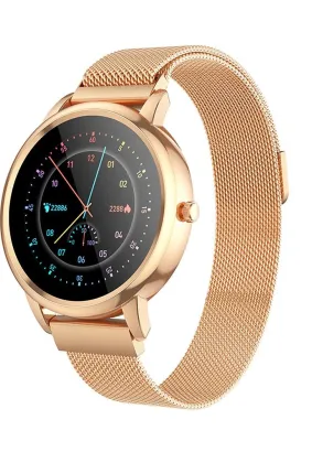 HOCO smartwatch / inteligentny zegarek Y8 rose gold