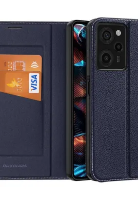 DUX DUCIS Skin X2 - futerał z klapką do Redmi Note 12 Pro 5G niebieski