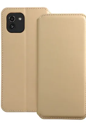 Kabura Dual Pocket do SAMSUNG A03 złoty