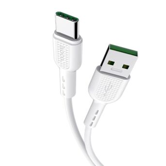 HOCO kabel USB do Typ C Surge FAST CHARGE 5A X33 biały