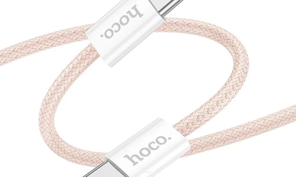 HOCO kabel Typ C do Typ C 60W X104 2m różowy